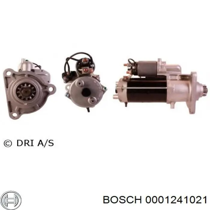 Motor de arranque 0001241021 Bosch