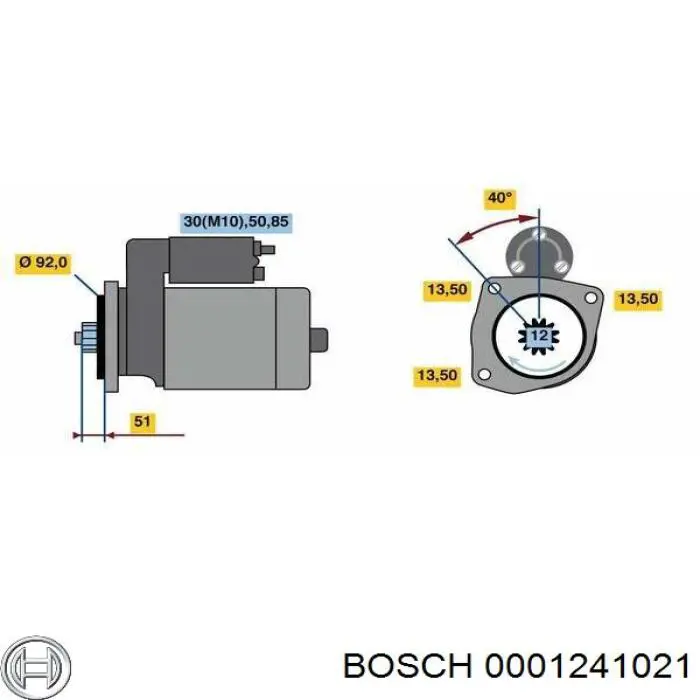 Motor de arranque MS929 Mahle Original