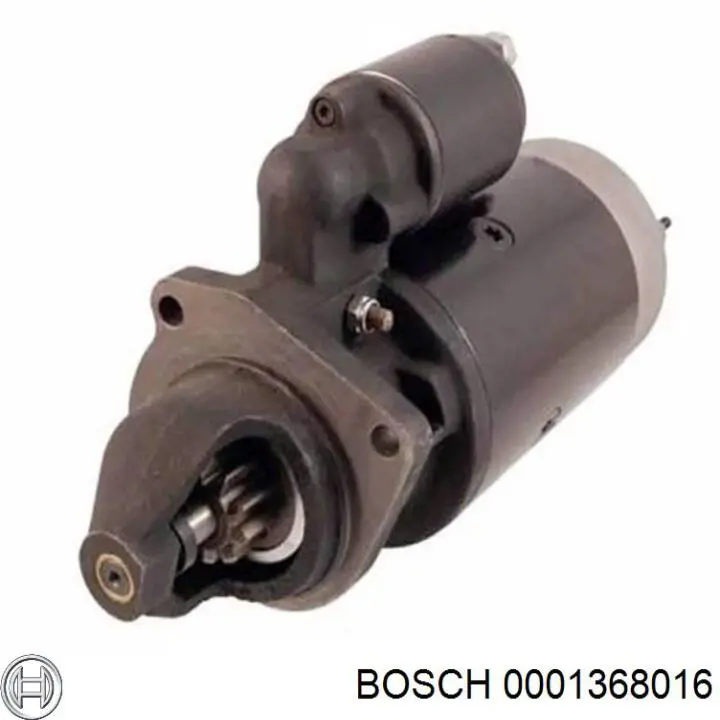 0001368016 Bosch motor de arranque