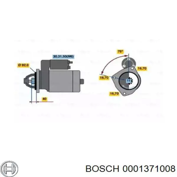 1 382 290 Scania motor de arranque