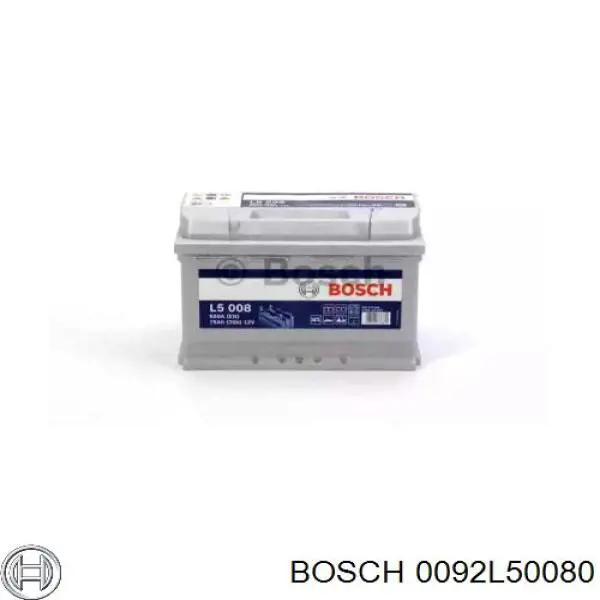 Batería de Arranque Bosch (0092L50080)