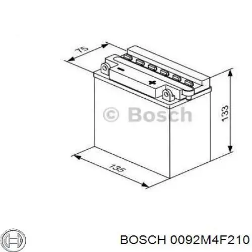 Batería Bosch 0092M4F210