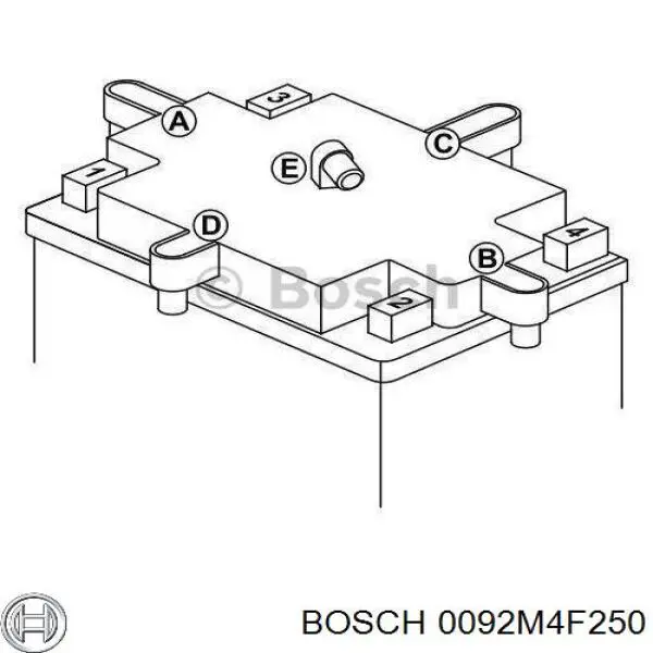 Batería de Arranque Bosch (0092M4F250)