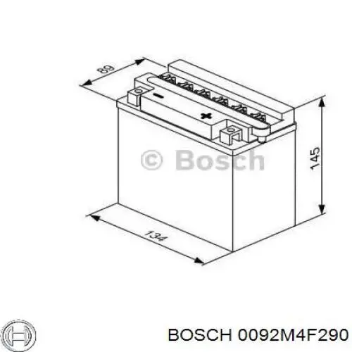 Batería YB10LA2 Exide