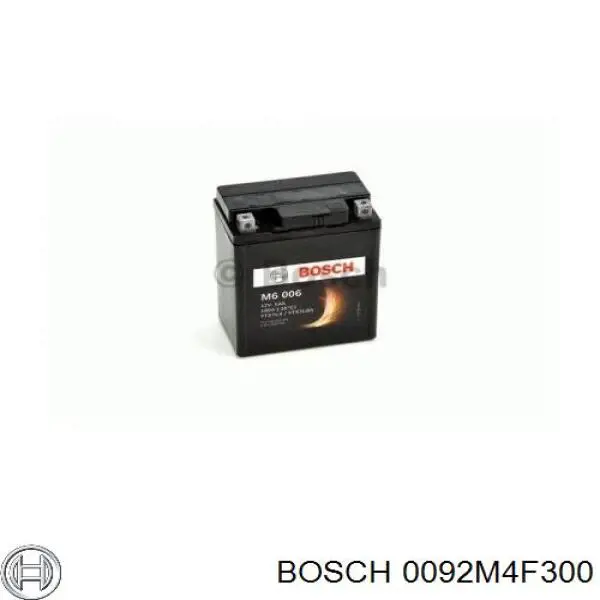 Batería de arranque BOSCH 0092M4F300