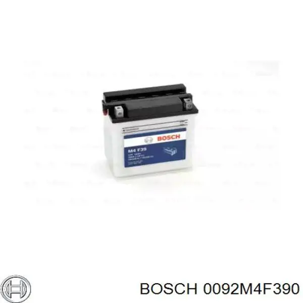 Batería de Arranque Bosch Funstart FreshPack 16 ah 12 v B00 (0092M4F390)