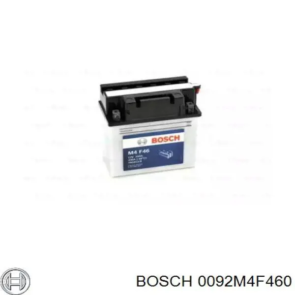 Batería de arranque BOSCH 0092M4F460