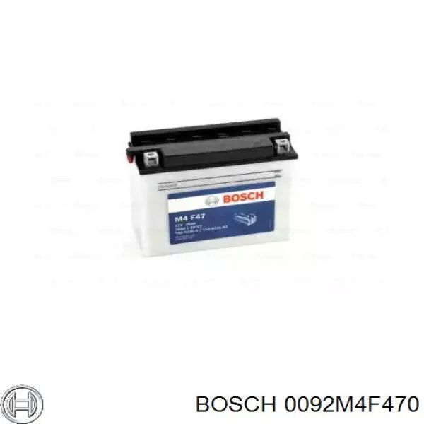 Batería de Arranque Bosch Funstart FreshPack 20 ah 12 v B00 (0092M4F470)