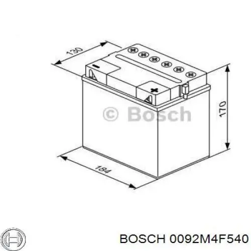 Batería Bosch 0092M4F540