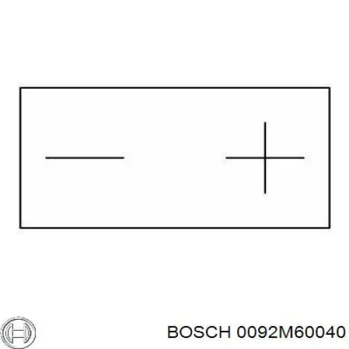 Batería de arranque Bosch 0092M60040