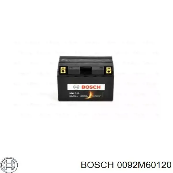 Batería de arranque BOSCH 0092M60120