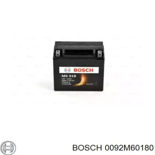 Batería de arranque BOSCH 0092M60180