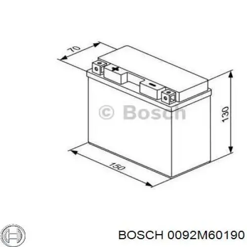 Batería Bosch 0092M60190