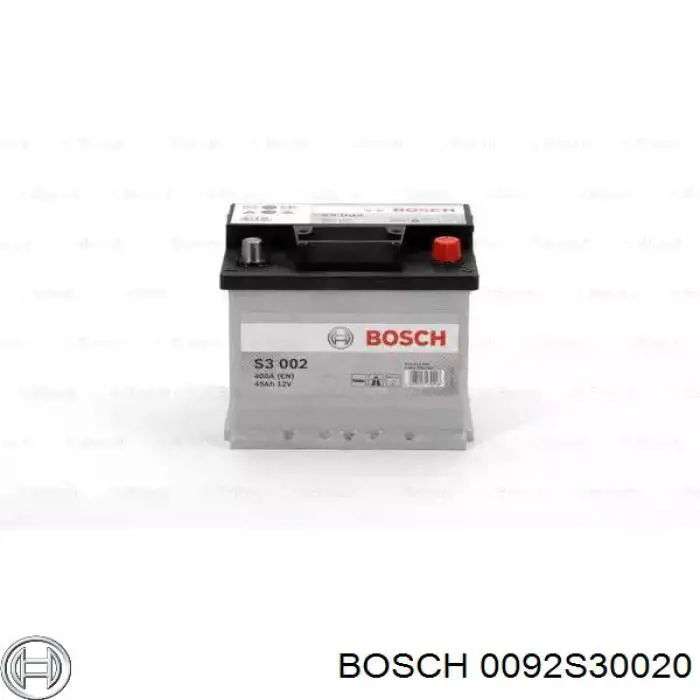 Batería de Arranque Bosch S3 45 ah 12 v B13 (0092S30020)