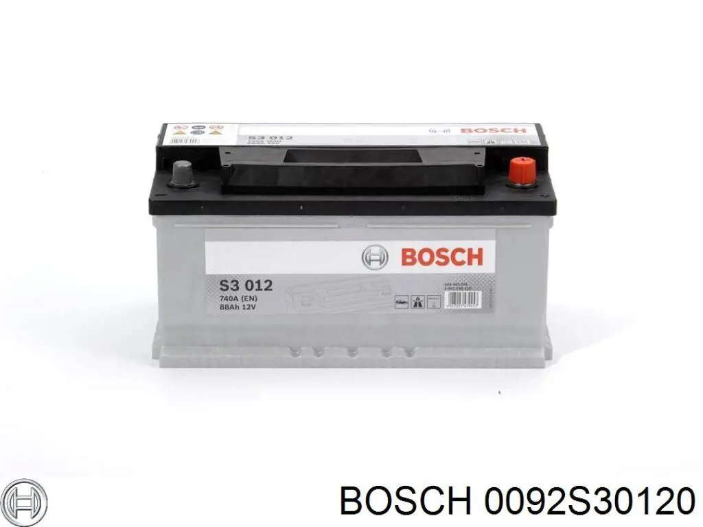 Batería de Arranque Bosch S3 88 ah 12 v B13 (0092S30120)