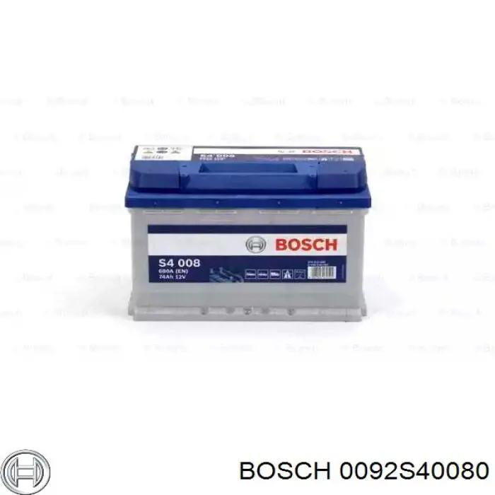 Batería de Arranque Bosch S4 Silver 74 ah 12 v B13 (0092S40080)