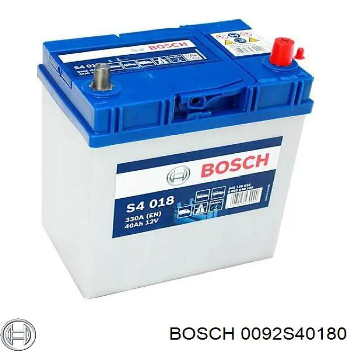 Batería de Arranque Bosch S4 Silver 40 ah 12 v B00 (0092S40180)