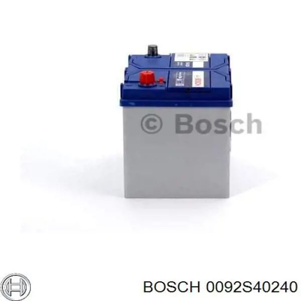Batería de Arranque Bosch S4 Silver 60 ah 12 v B00 (0092S40240)