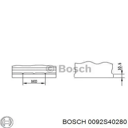 Batería de arranque BOSCH 0092S40280