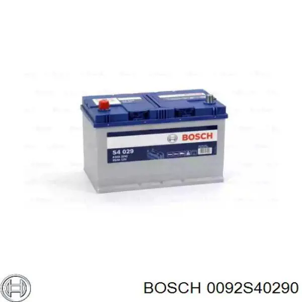 Batería de Arranque Bosch S4 Silver 95 ah 12 v B01 (0092S40290)