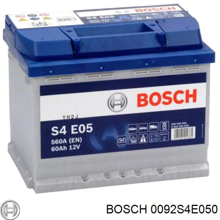 Batería de arranque BOSCH 0092S4E050