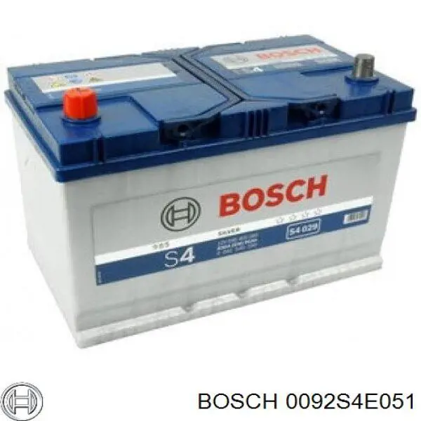 Batería de arranque BOSCH 0092S4E051
