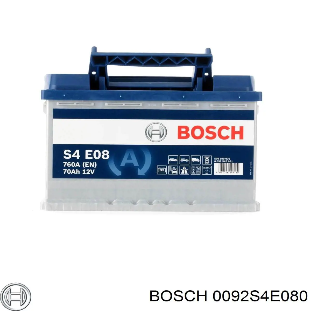 Batería de arranque Bosch 0092S4E080 precio, desde 113,36 EUR