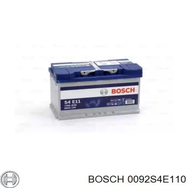 Batería de Arranque Bosch 80 ah 12 v B13 (0092S4E110)