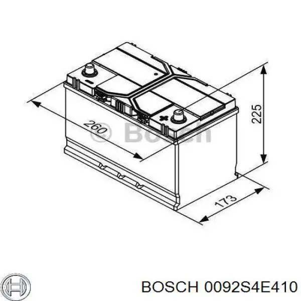 Batería de Arranque Bosch (0092S4E410)