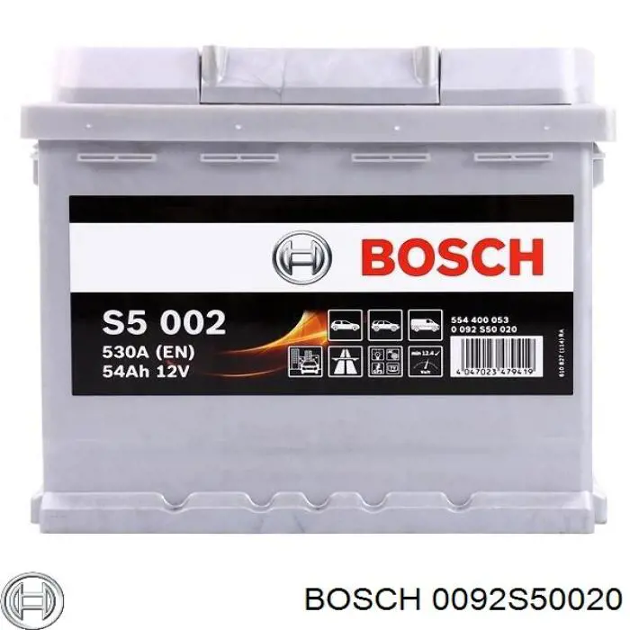 Batería de Arranque Bosch S5 Silver Plus 54 ah 12 v B13 (0092S50020)