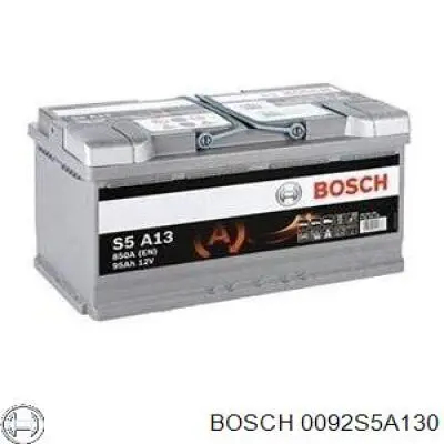 Batería de Arranque Bosch 95 ah 12 v B13 (0092S5A130)