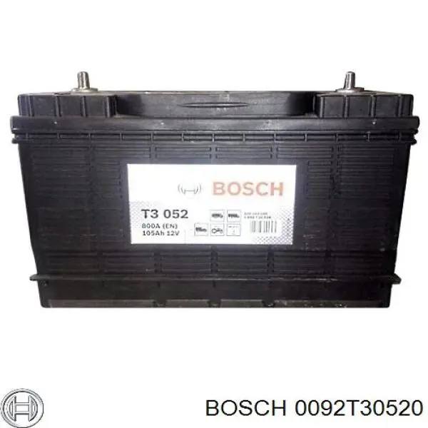 Comprar 0092T30520 Bosch Batería de coche