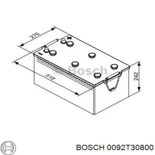 Batería Bosch 0092T30800
