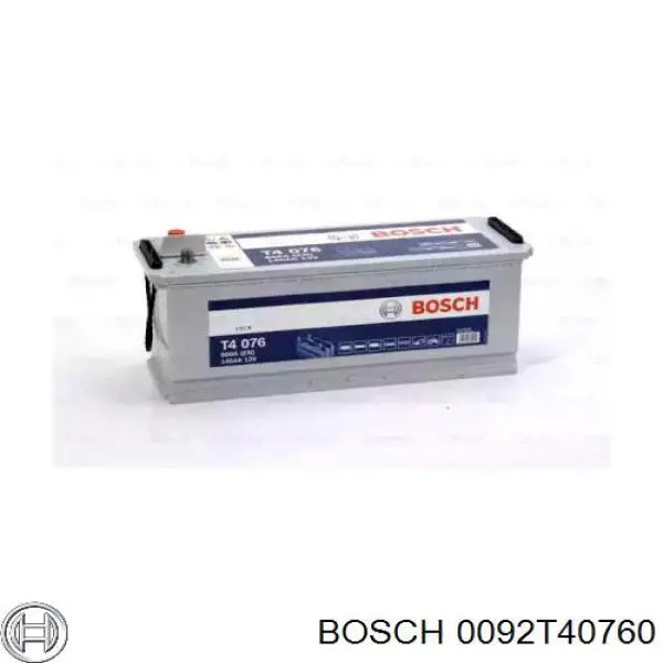 0092T40760 Bosch Batería Start-Stop