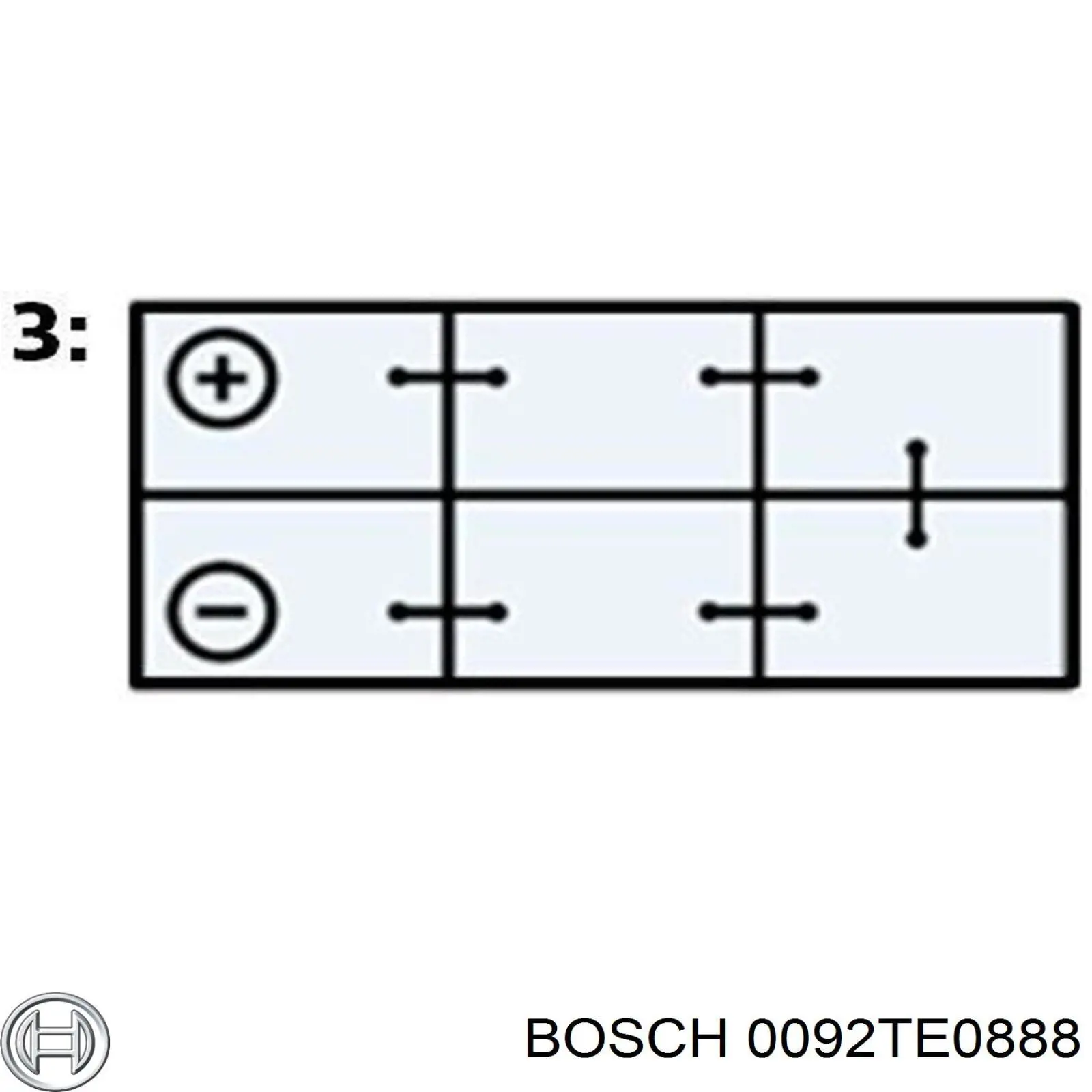 Batería de Arranque Bosch (0092TE0888)