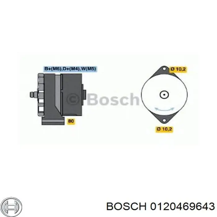 Alternador 9W3043 Caterpillar