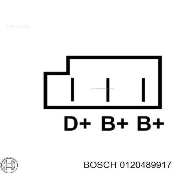 0120489917 Bosch Alternador de coche