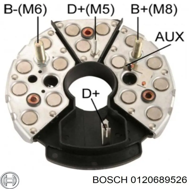 0120689526 Bosch alternador