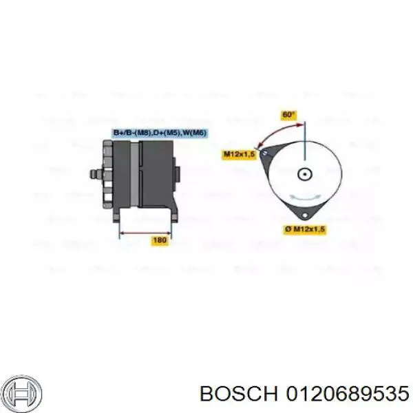 Generador Bosch 0120689535