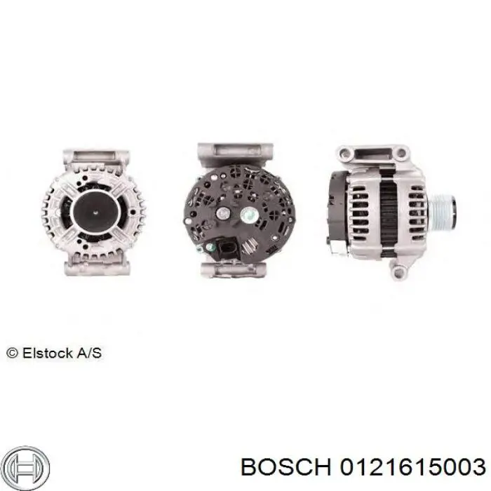 Alternador 0121615003 Bosch