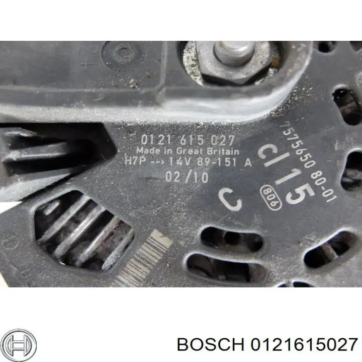 0121615027 Bosch alternador