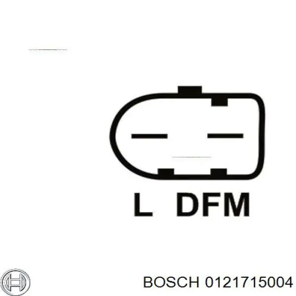 0121715004 Bosch alternador