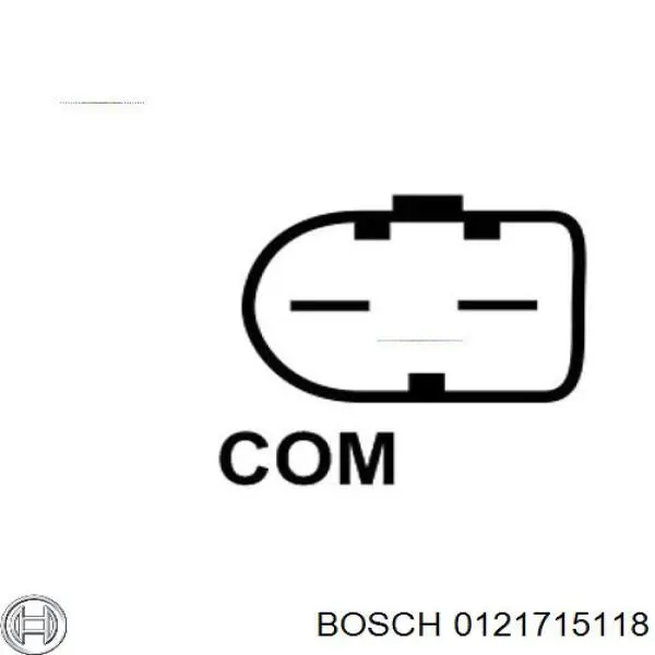 0121715118 Bosch alternador