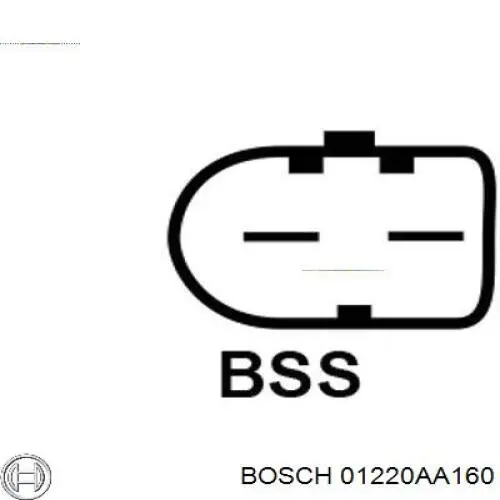 Alternador 01220AA160 Bosch