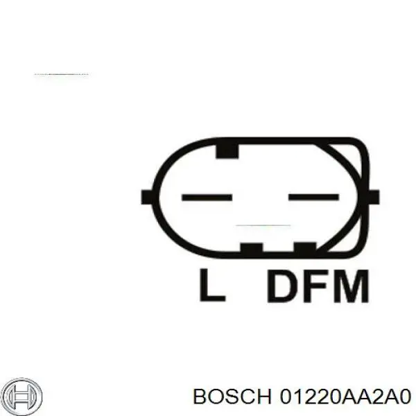 01220AA2A0 Bosch alternador