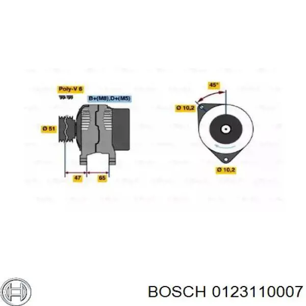 Comprar 0123110007 Nissan/Infiniti Dynamo