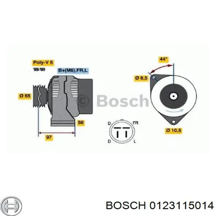 Comprar 0123115014 Bosch Dynamo
