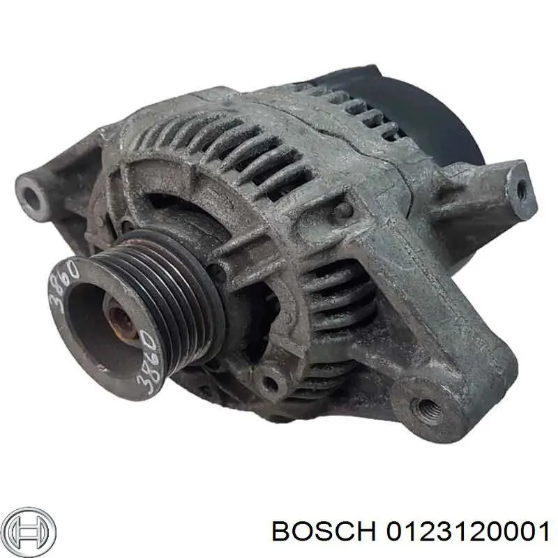 Alternador del motor Bosch 0123120001 precio, desde 52,57 EUR