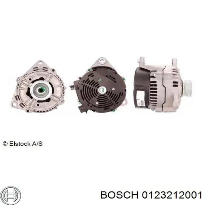 Alternador del motor Bosch 0123212001 precio, desde 38,25 EUR