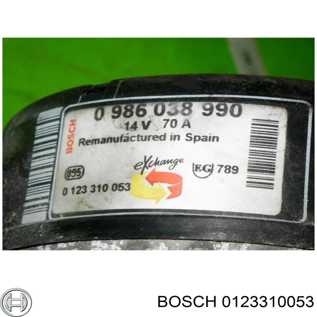 0123310053 Bosch alternador